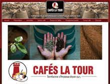 Tablet Screenshot of cafeslatour.fr